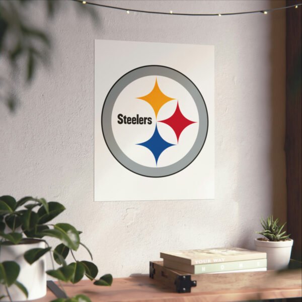 NFL Team Logos Pittsburgh Steelers Painting Bedroom Living Room Wall Art Décor Matte Vertical Posters