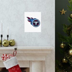 NFL Team Logos Tennessee Titans Painting Bedroom Living Room Wall Art Décor Matte Vertical Posters