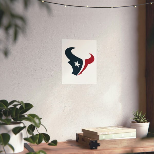 NFL Team Logos Houston Texans Painting Bedroom Living Room Wall Art Décor Matte Vertical Posters