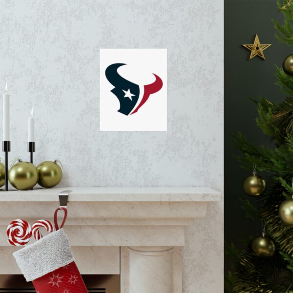 NFL Team Logos Houston Texans Painting Bedroom Living Room Wall Art Décor Matte Vertical Posters