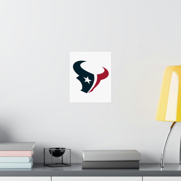 NFL Team Logos Houston Texans Painting Bedroom Living Room Wall Art Décor Matte Vertical Posters