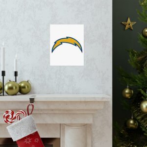 NFL Team Logos Los Angeles Chargers Painting Bedroom Living Room Wall Art Décor Matte Vertical Posters