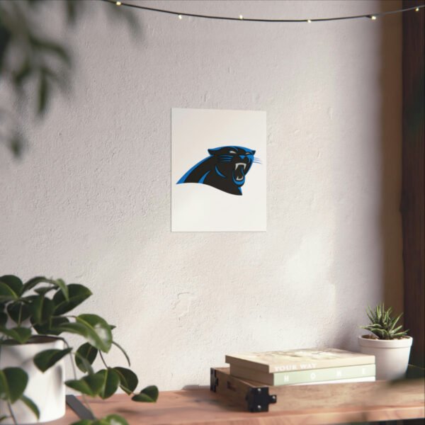 NFL Team Logos Carolina Panthers Painting Bedroom Living Room Wall Art Décor Matte Vertical Posters