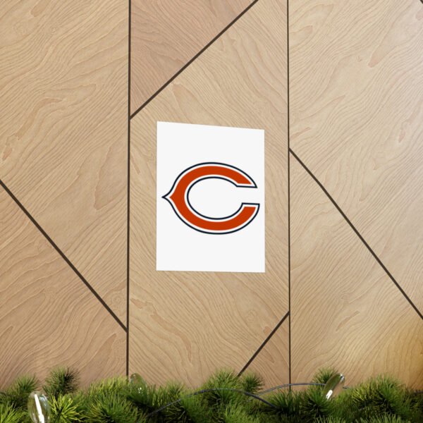 NFL Team Logos Chicago Bears Painting Bedroom Living Room Wall Art Décor Matte Vertical Posters