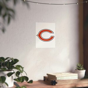 NFL Team Logos Chicago Bears Painting Bedroom Living Room Wall Art Décor Matte Vertical Posters