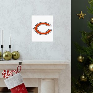 NFL Team Logos Chicago Bears Painting Bedroom Living Room Wall Art Décor Matte Vertical Posters