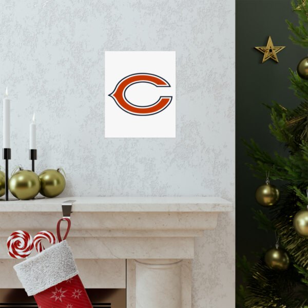 NFL Team Logos Chicago Bears Painting Bedroom Living Room Wall Art Décor Matte Vertical Posters