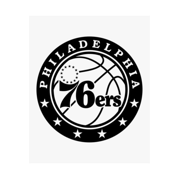 NBA Team Logos Philadelphia 76ers Painting Bedroom Living Room Wall Art Décor Matte Vertical Posters