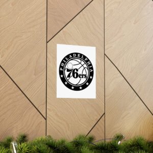NBA Team Logos Philadelphia 76ers Painting Bedroom Living Room Wall Art Décor Matte Vertical Posters
