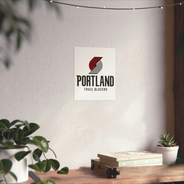 NBA Team Logos Portland Trail Blazers Painting Bedroom Living Room Wall Art Décor Matte Vertical Posters