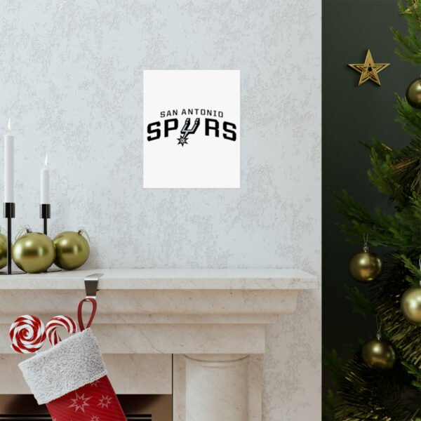 NBA Team Logos San Antonio Spurs Painting Bedroom Living Room Wall Art Décor Matte Vertical Posters