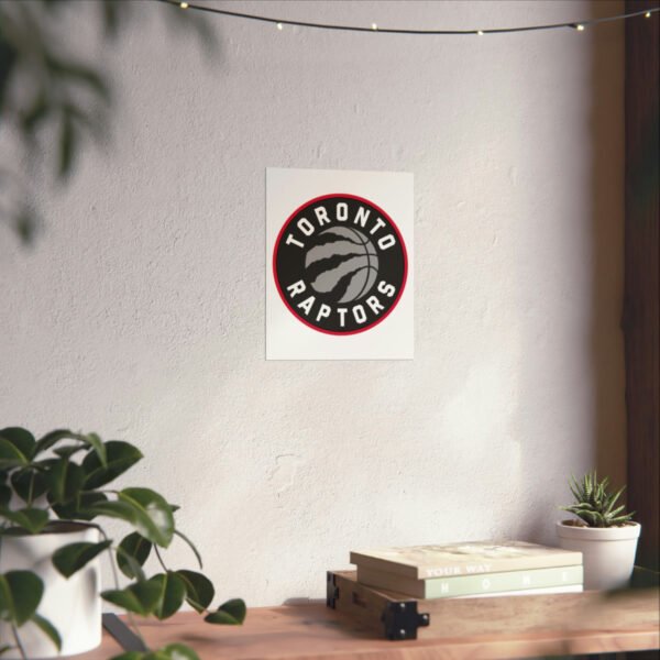 NBA Team Logos Toronto Raptors Painting Bedroom Living Room Wall Art Décor Matte Vertical Posters