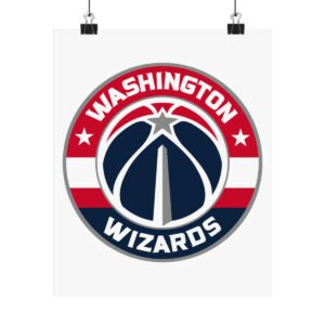 NBA Team Logos Washington Wizards Painting Bedroom Living Room Wall Art Décor Matte Vertical Posters