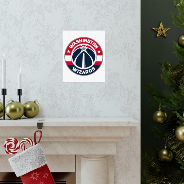NBA Team Logos Washington Wizards Painting Bedroom Living Room Wall Art Décor Matte Vertical Posters