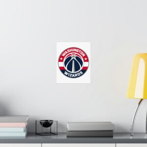 NBA Team Logos Washington Wizards Painting Bedroom Living Room Wall Art Décor Matte Vertical Posters