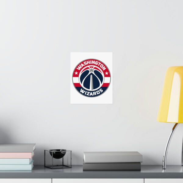 NBA Team Logos Washington Wizards Painting Bedroom Living Room Wall Art Décor Matte Vertical Posters