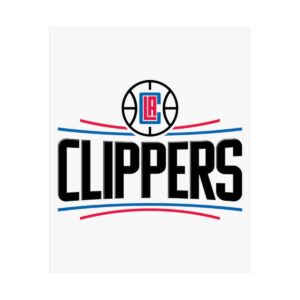 NBA Team Logos LA Clippers Painting Bedroom Living Room Wall Art Décor Matte Vertical Posters