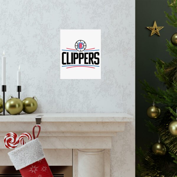 NBA Team Logos LA Clippers Painting Bedroom Living Room Wall Art Décor Matte Vertical Posters