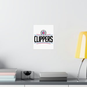 NBA Team Logos LA Clippers Painting Bedroom Living Room Wall Art Décor Matte Vertical Posters