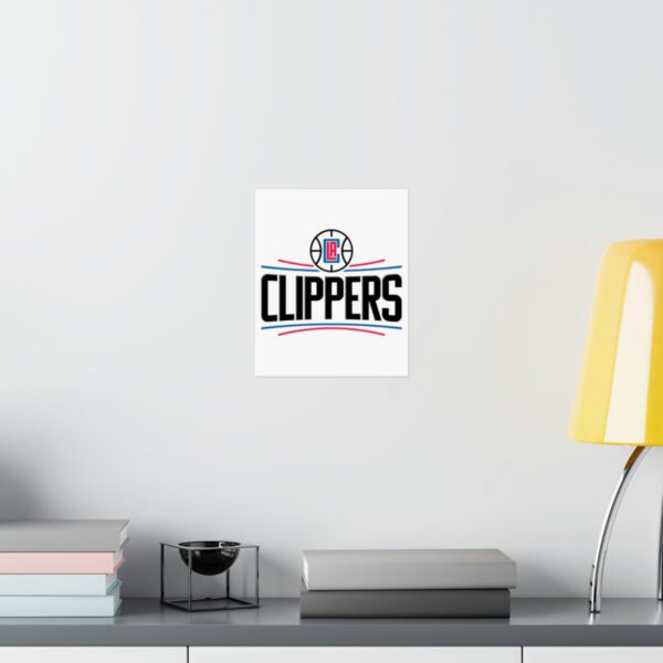 NBA Team Logos LA Clippers Painting Bedroom Living Room Wall Art Décor Matte Vertical Posters