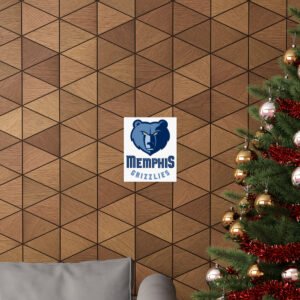 NBA Team Logos Memphis Grizzlies Painting Bedroom Living Room Wall Art Décor Matte Vertical Posters