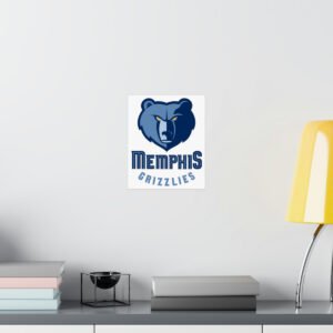 NBA Team Logos Memphis Grizzlies Painting Bedroom Living Room Wall Art Décor Matte Vertical Posters