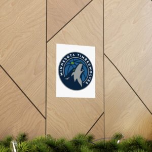 NBA Team Logos Minnesota Timberwolves Painting Bedroom Living Room Wall Art Décor Matte Vertical Posters