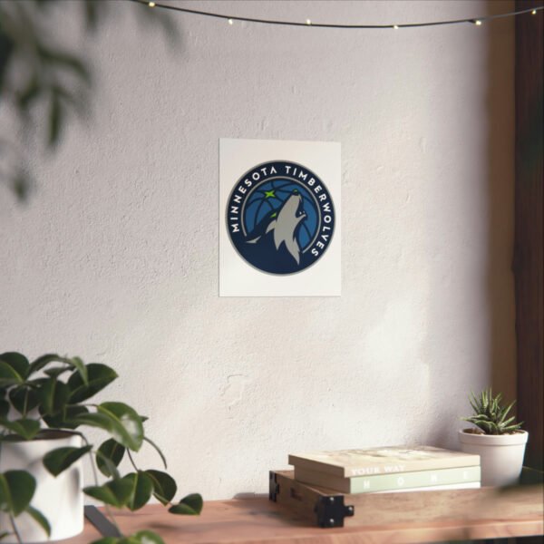 NBA Team Logos Minnesota Timberwolves Painting Bedroom Living Room Wall Art Décor Matte Vertical Posters