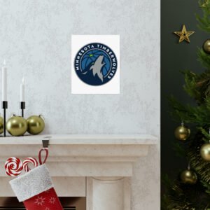 NBA Team Logos Minnesota Timberwolves Painting Bedroom Living Room Wall Art Décor Matte Vertical Posters