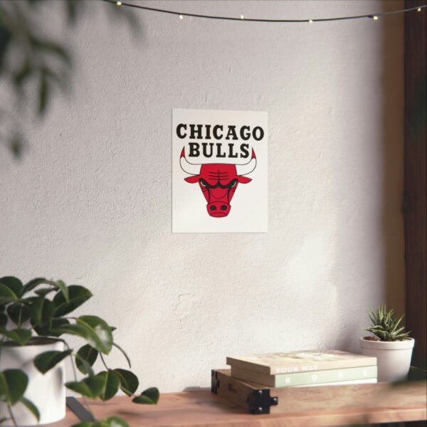NBA Team Logos Chicago Bulls Painting Bedroom Living Room Wall Art Décor Matte Vertical Posters