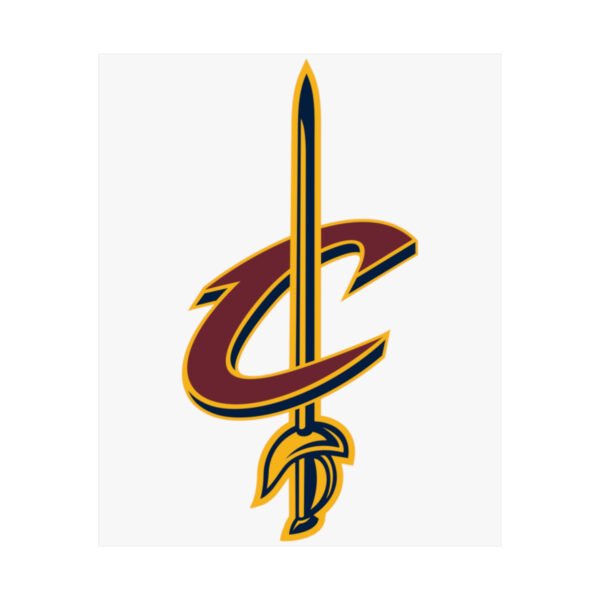NBA Team Logos Cleveland Cavaliers Painting Bedroom Living Room Wall Art Décor Matte Vertical Posters