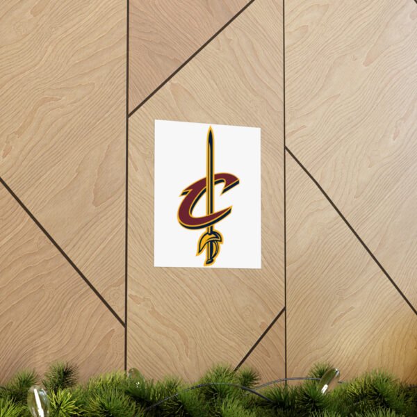 NBA Team Logos Cleveland Cavaliers Painting Bedroom Living Room Wall Art Décor Matte Vertical Posters