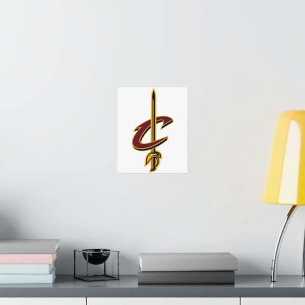 NBA Team Logos Cleveland Cavaliers Painting Bedroom Living Room Wall Art Décor Matte Vertical Posters