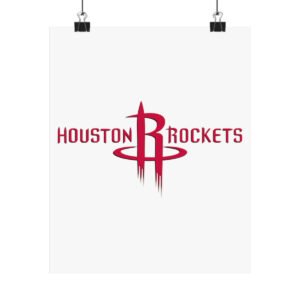 NBA Team Logos Houston Rockets Painting Bedroom Living Room Wall Art Décor Matte Vertical Posters