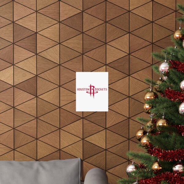 NBA Team Logos Houston Rockets Painting Bedroom Living Room Wall Art Décor Matte Vertical Posters