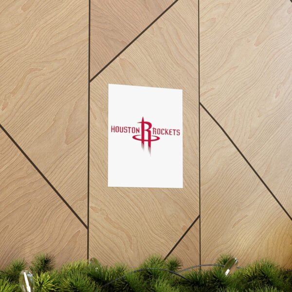 NBA Team Logos Houston Rockets Painting Bedroom Living Room Wall Art Décor Matte Vertical Posters