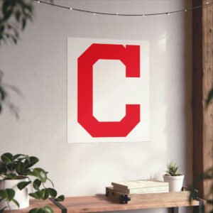 MLB Team Logos Cleveland Guardians Painting Bedroom Living Room Wall Art Décor Matte Vertical Posters