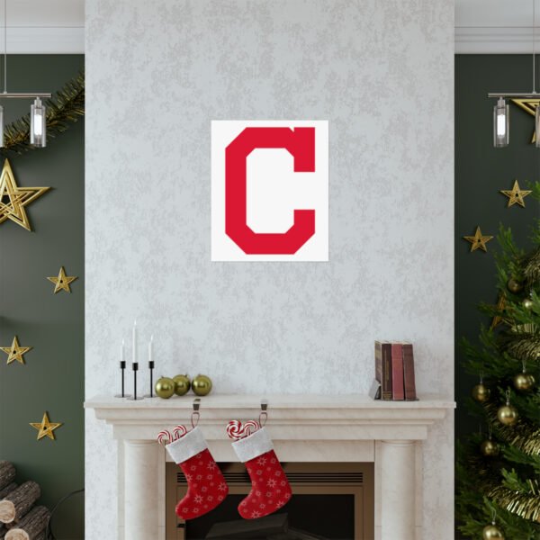 MLB Team Logos Cleveland Guardians Painting Bedroom Living Room Wall Art Décor Matte Vertical Posters