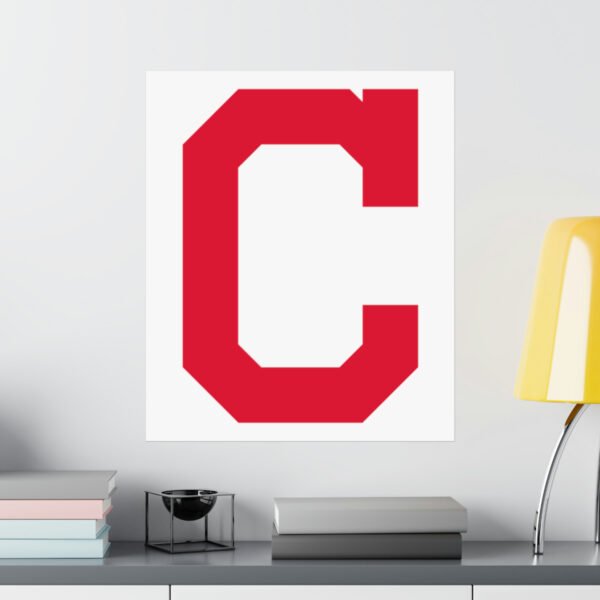 MLB Team Logos Cleveland Guardians Painting Bedroom Living Room Wall Art Décor Matte Vertical Posters