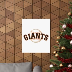 MLB Team Logos San Francisco Giants Painting Bedroom Living Room Wall Art Décor Matte Vertical Posters