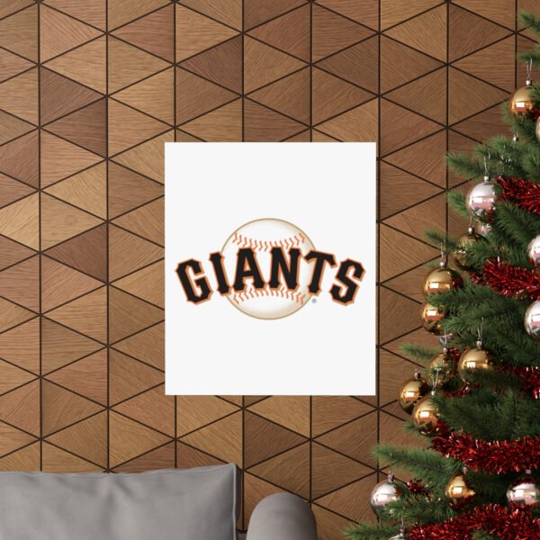 MLB Team Logos San Francisco Giants Painting Bedroom Living Room Wall Art Décor Matte Vertical Posters