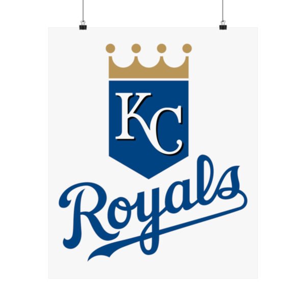 MLB Team Logos Kansas City Royals Painting Bedroom Living Room Wall Art Décor Matte Vertical Posters