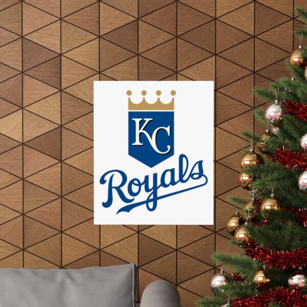 MLB Team Logos Kansas City Royals Painting Bedroom Living Room Wall Art Décor Matte Vertical Posters