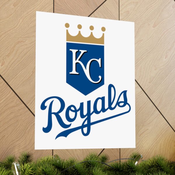 MLB Team Logos Kansas City Royals Painting Bedroom Living Room Wall Art Décor Matte Vertical Posters