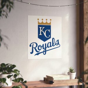 MLB Team Logos Kansas City Royals Painting Bedroom Living Room Wall Art Décor Matte Vertical Posters