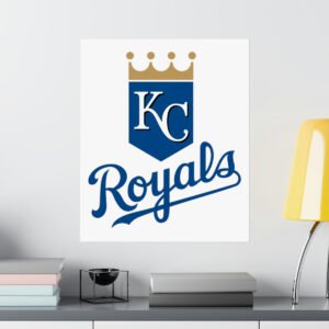 MLB Team Logos Kansas City Royals Painting Bedroom Living Room Wall Art Décor Matte Vertical Posters