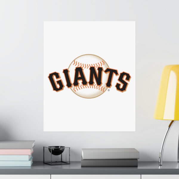 MLB Team Logos San Francisco Giants Painting Bedroom Living Room Wall Art Décor Matte Vertical Posters