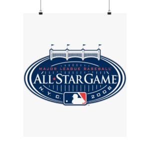 MLB Team Logos All-Star Game Painting Bedroom Living Room Wall Art Décor Matte Vertical Posters