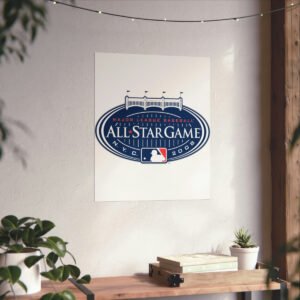MLB Team Logos All-Star Game Painting Bedroom Living Room Wall Art Décor Matte Vertical Posters