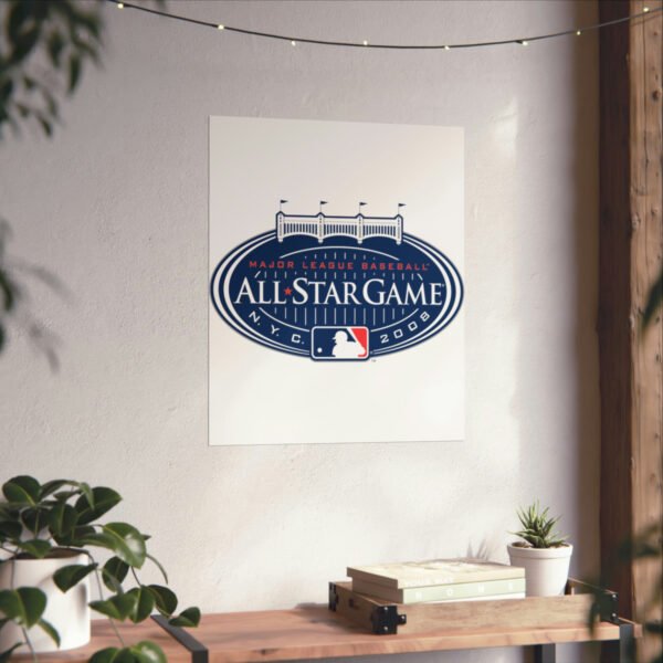 MLB Team Logos All-Star Game Painting Bedroom Living Room Wall Art Décor Matte Vertical Posters